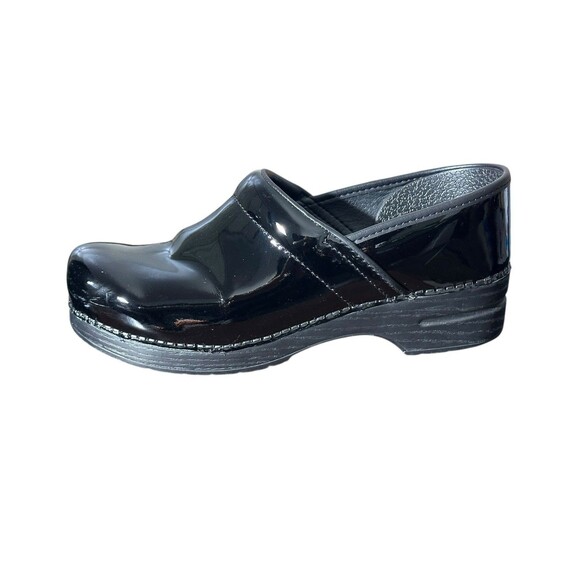 Dansko Professional Unisex Clogs Black Patent Leather Work Shiny EU Sz 43 Nurse - Picture 12 of 14